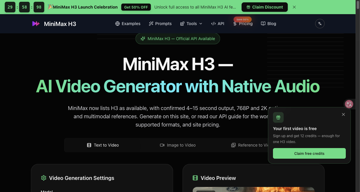 MiniMax H3