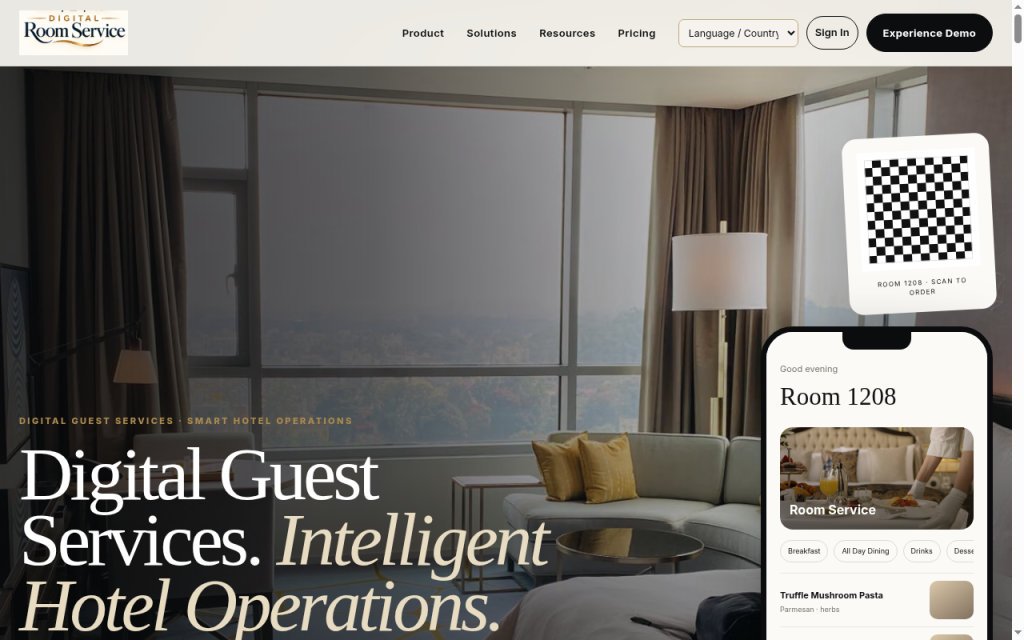 Digital Room Service