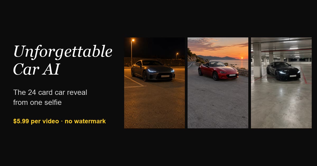 Unforgettable Car AI