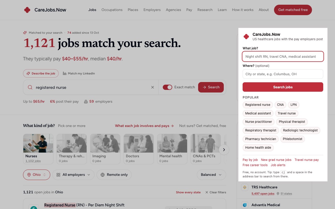 CareJobs.Now: Healthcare Job Search