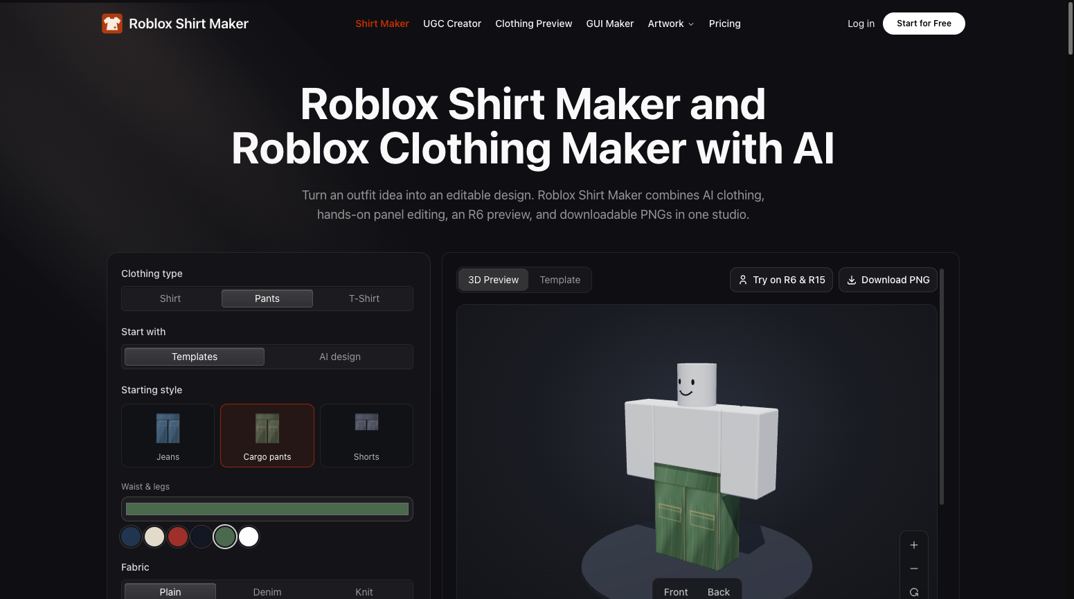Roblox Shirt Maker