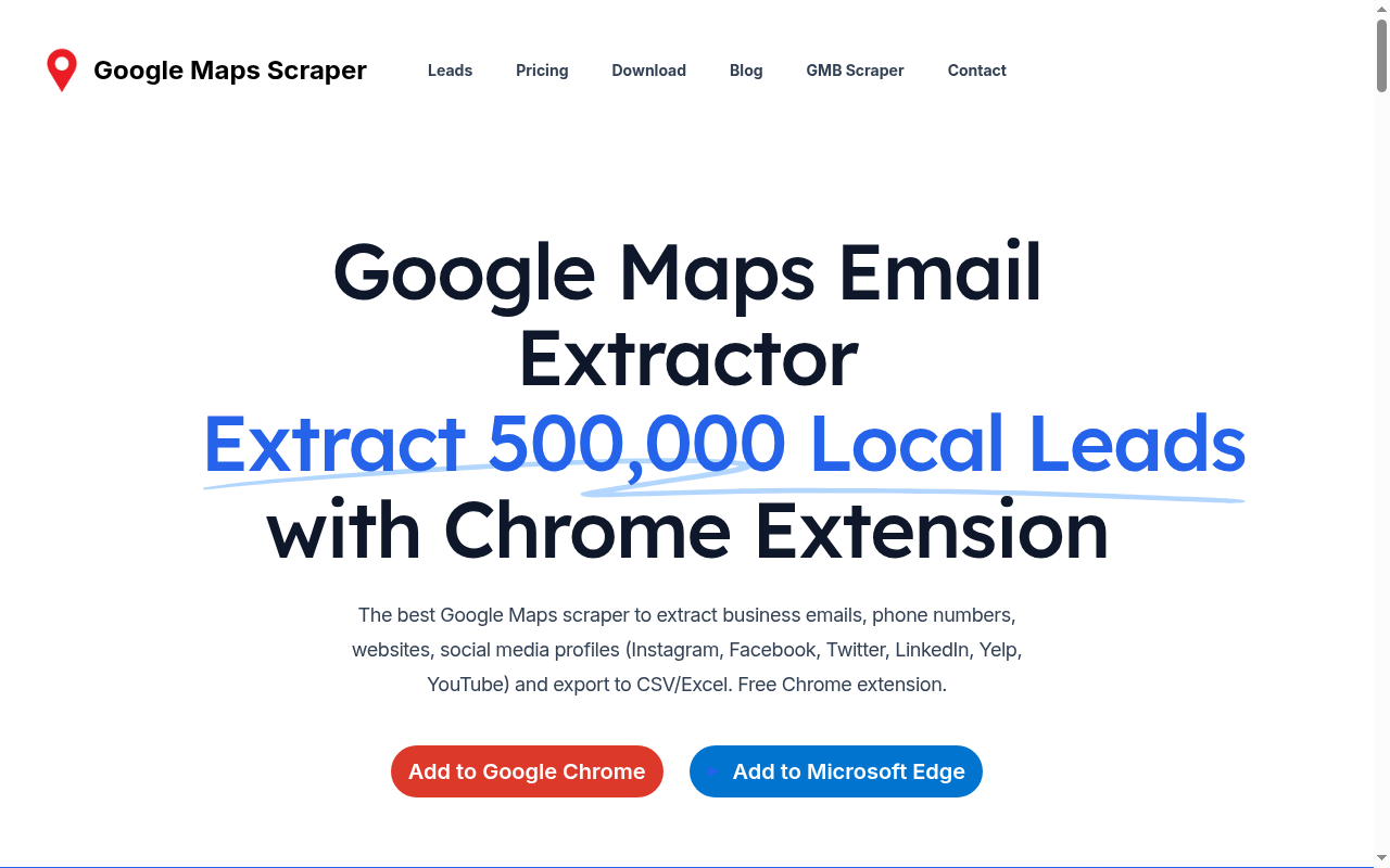 GMaps Email Extractor