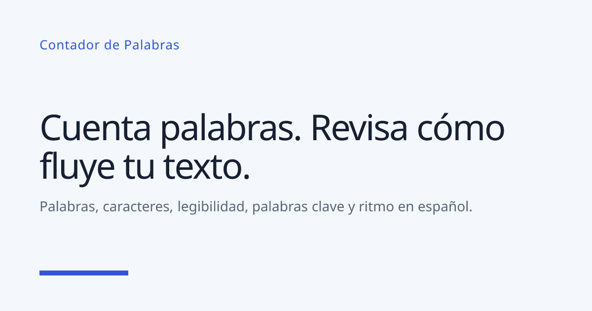 Contador de Palabras