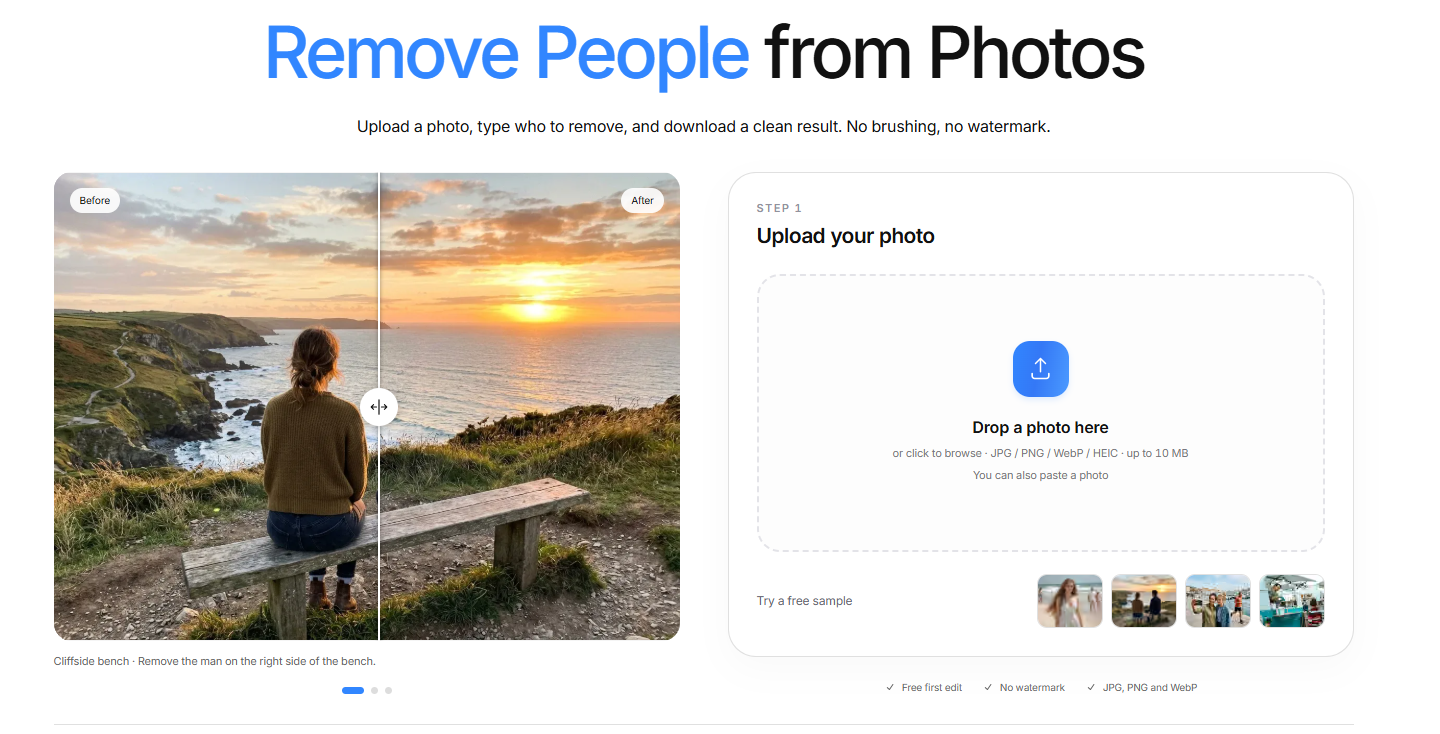 Remove People from Photos
