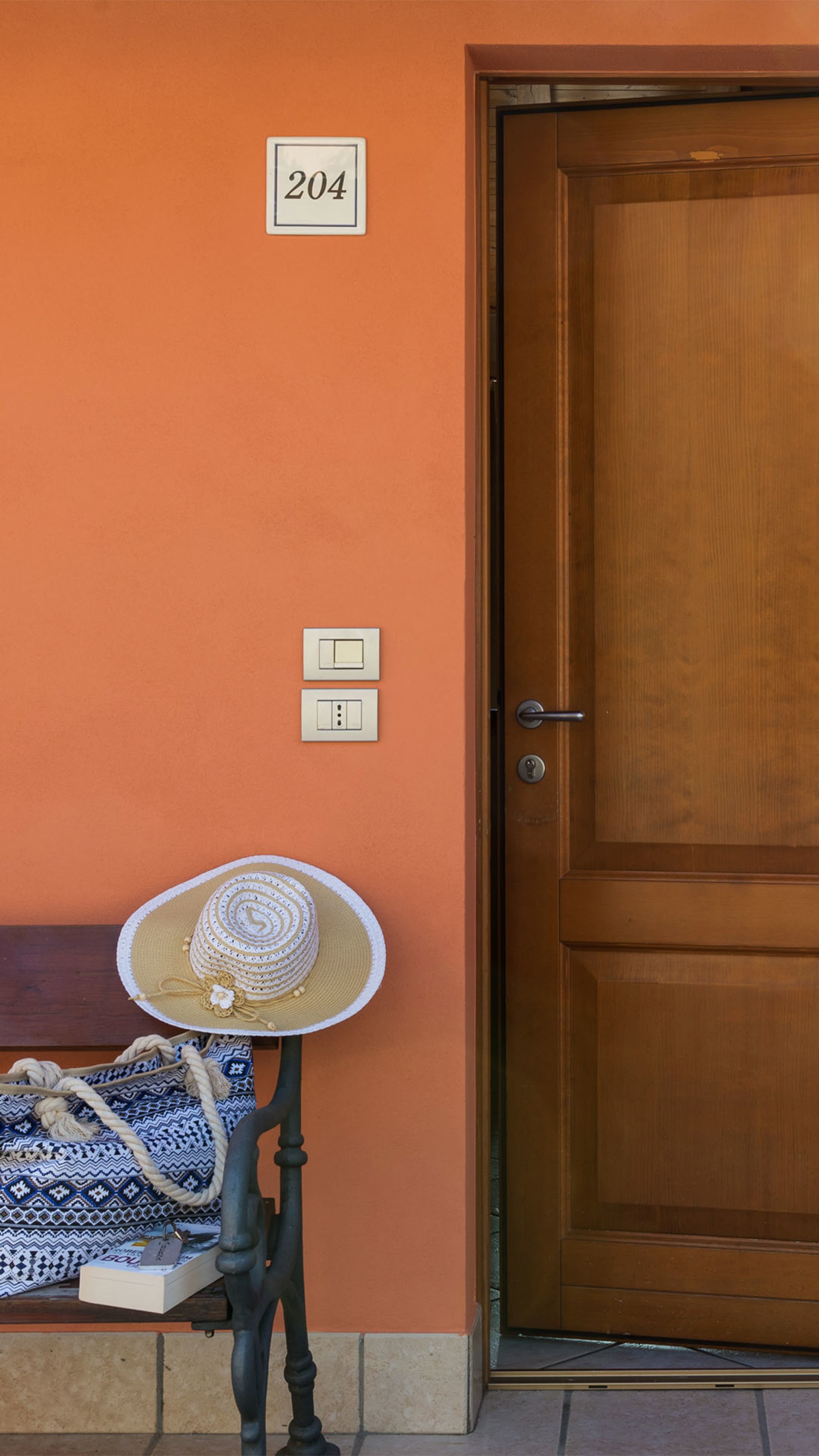 Entrance – One-bedroom apartment, Residence La Berna