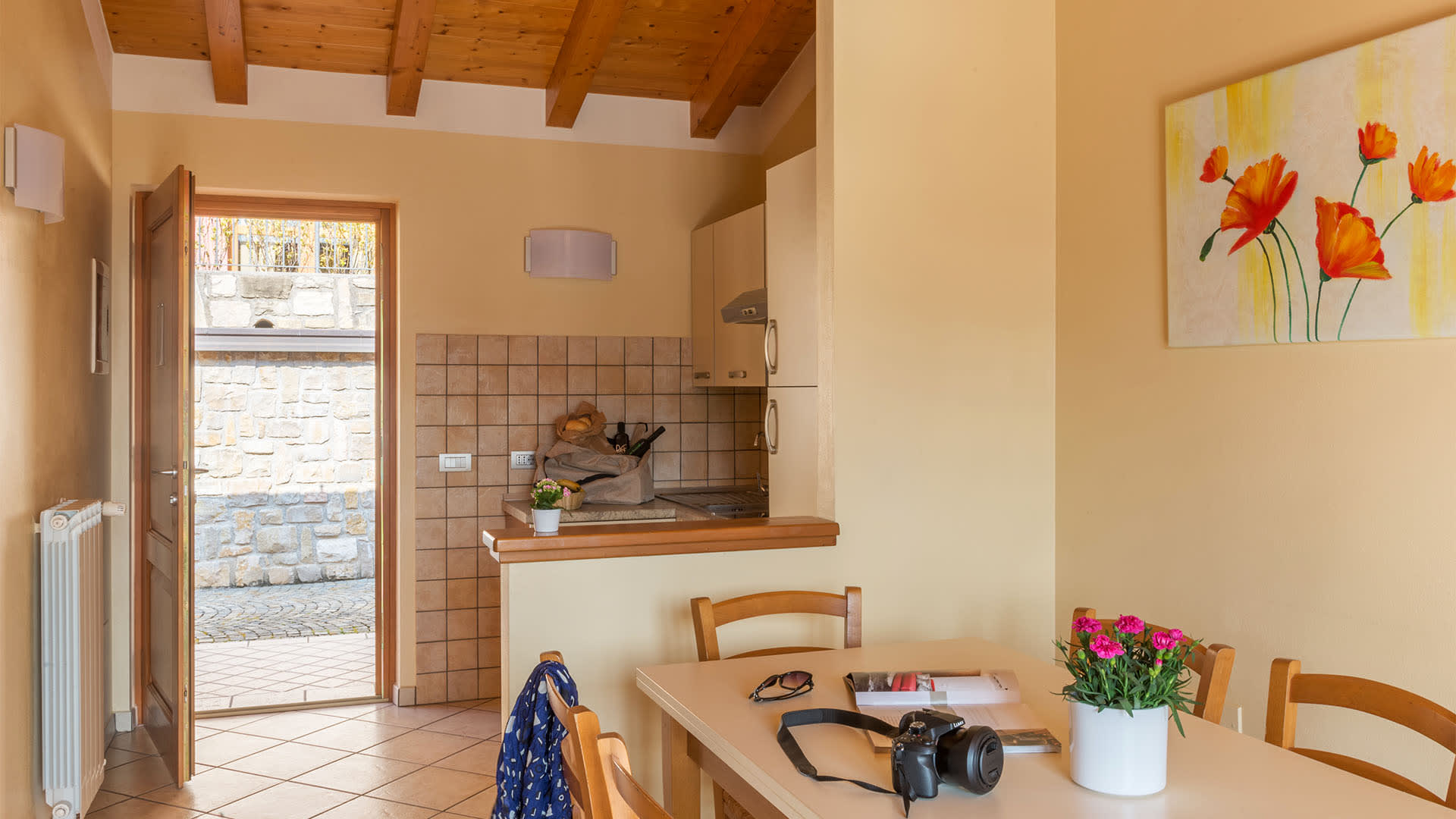 Kitchen – Two-bedroom apartment, Residence La Berna