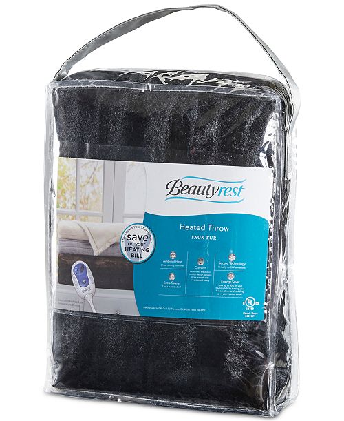 Duke Ribbed Electric FauxFur Throw, 50″ x 70″ EGEAD Company