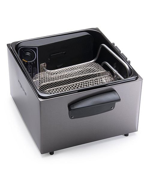 Dual Basket Immersion Element Electric Deep Fryer EGEAD Company