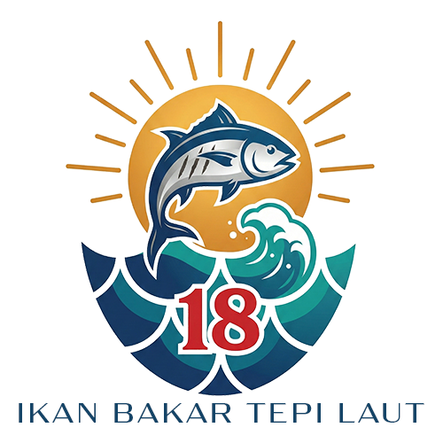 Logo Ikan Bakar Tepi Laut 18