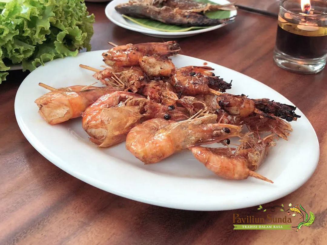 Sate Udang Goreng
