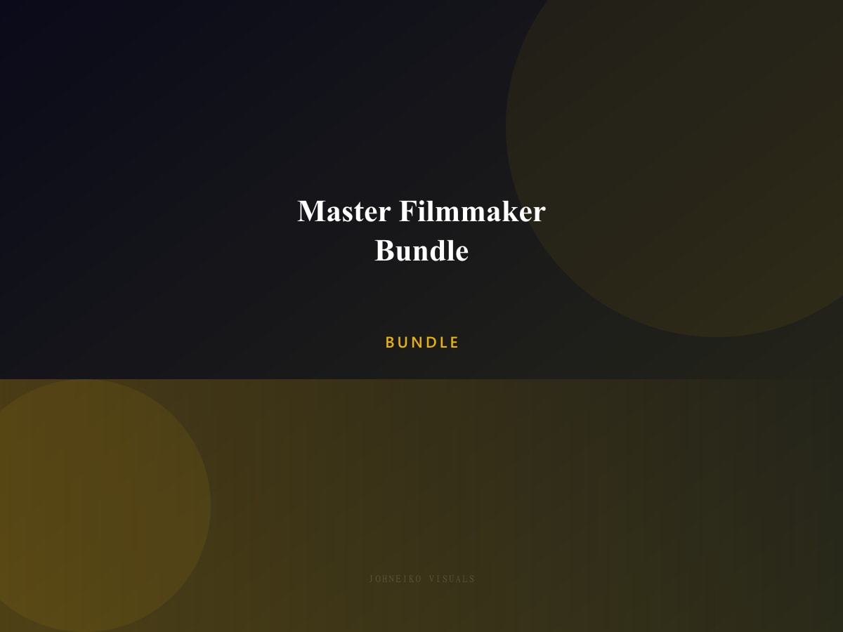 Master Filmmaker Bundle