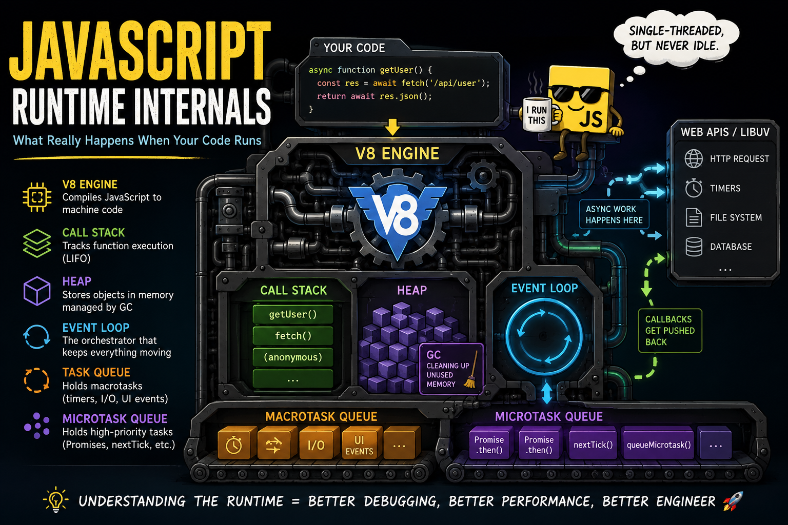 javascript internals: the javascript runtime... Blog | Aneelakheli