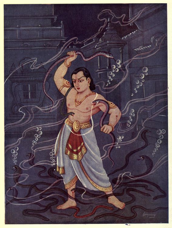 Bhima and the snake poison