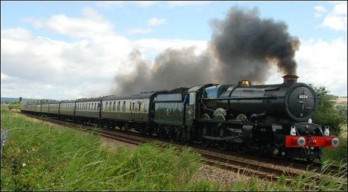 I saw the train