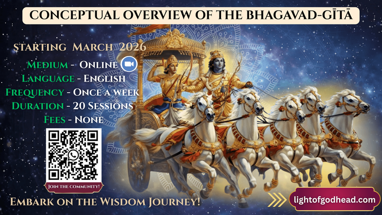 Conceptual overview of Bhagavad-Gītā