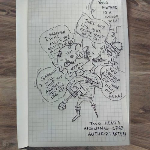 two headed tourette syndrome ork back