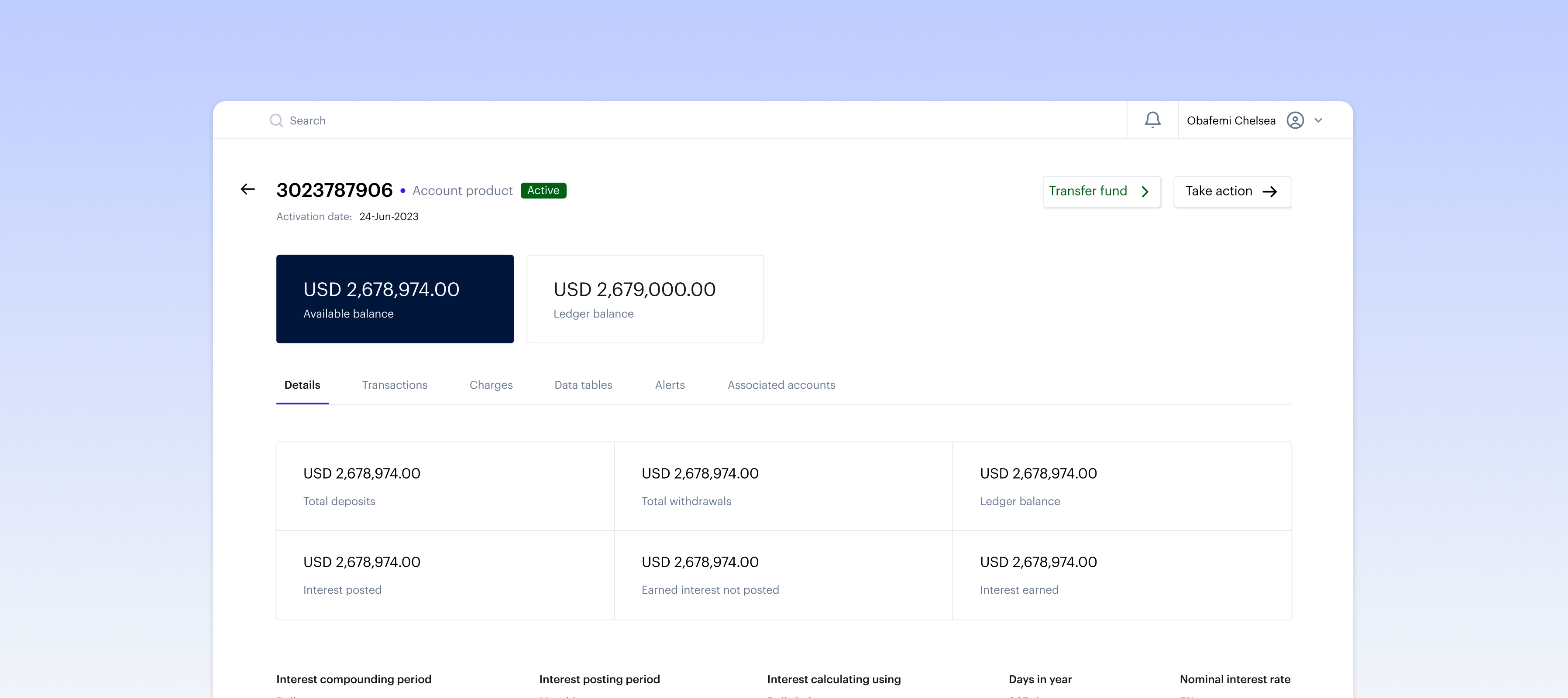 Plateforme bancaire de base