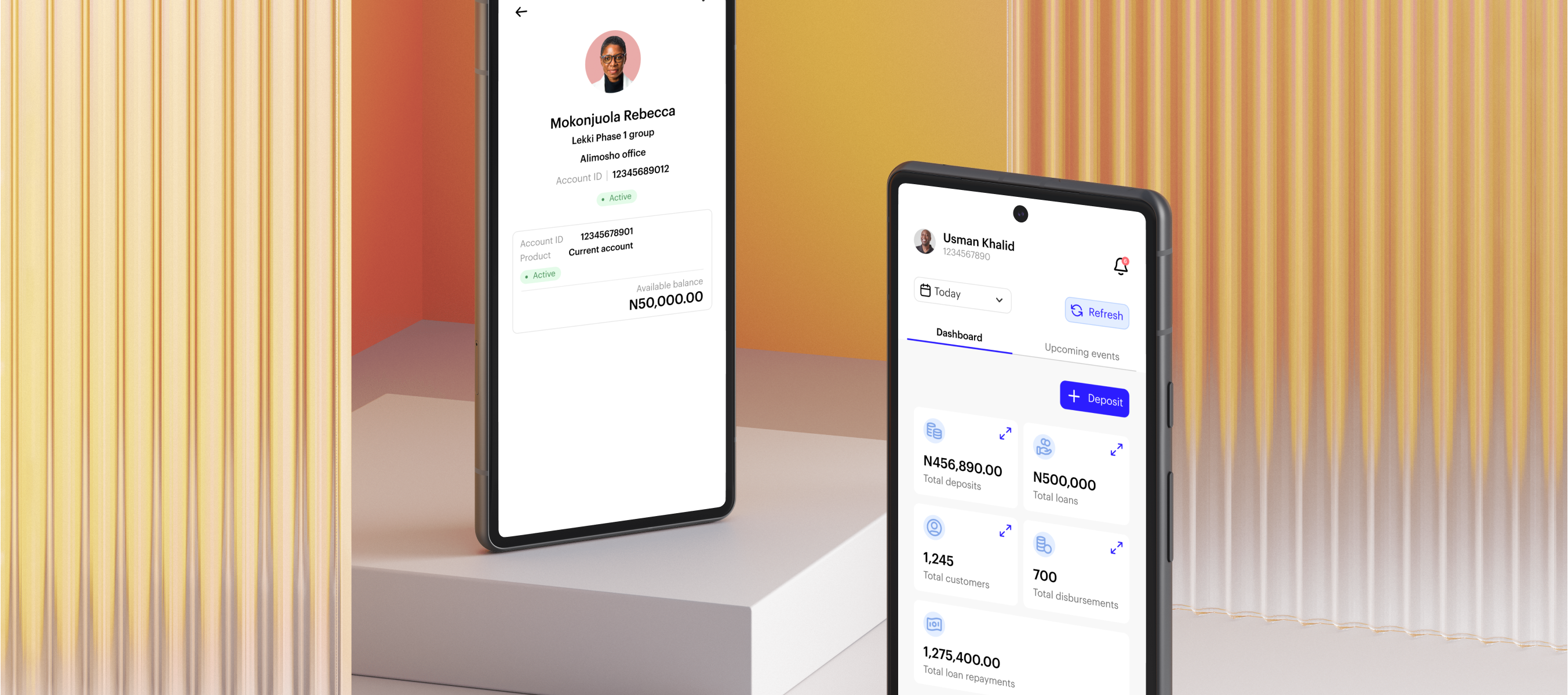 Application mobile pour les agents de terrain