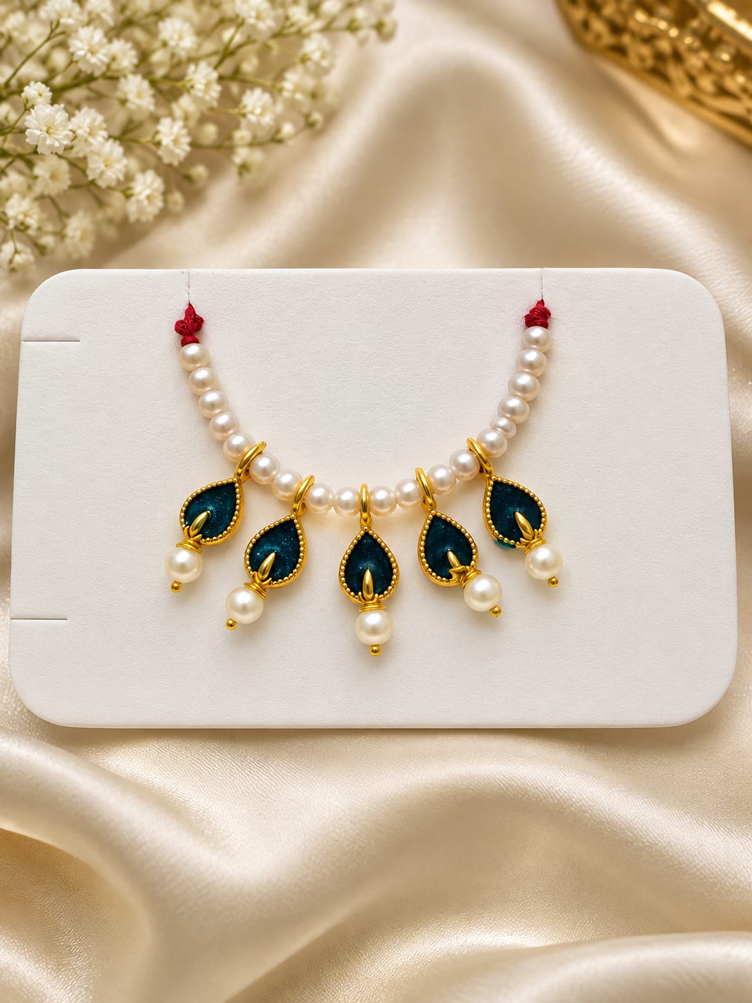 Moti & Meenakari Shringar Haar