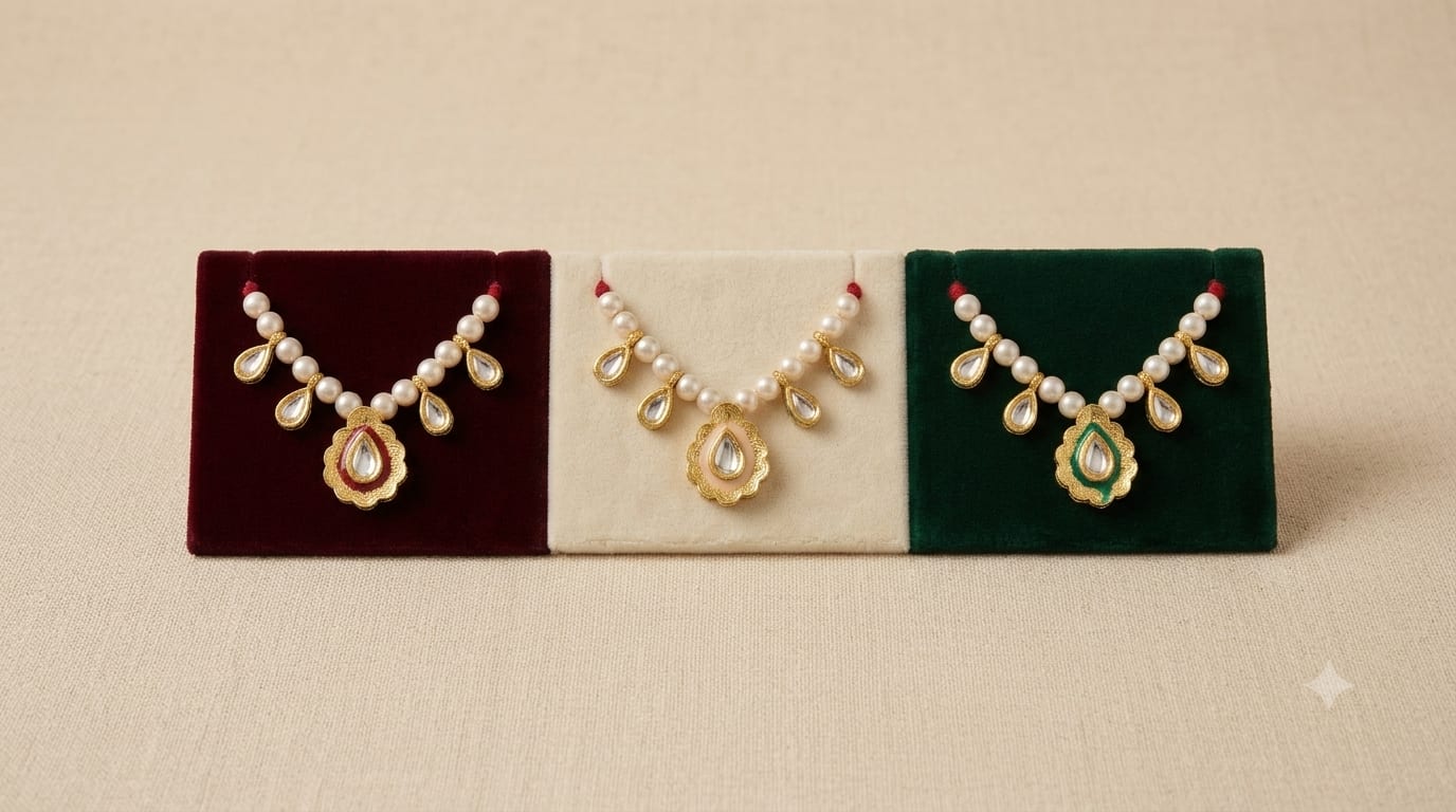 Teardrop Pearl Shringar Mala