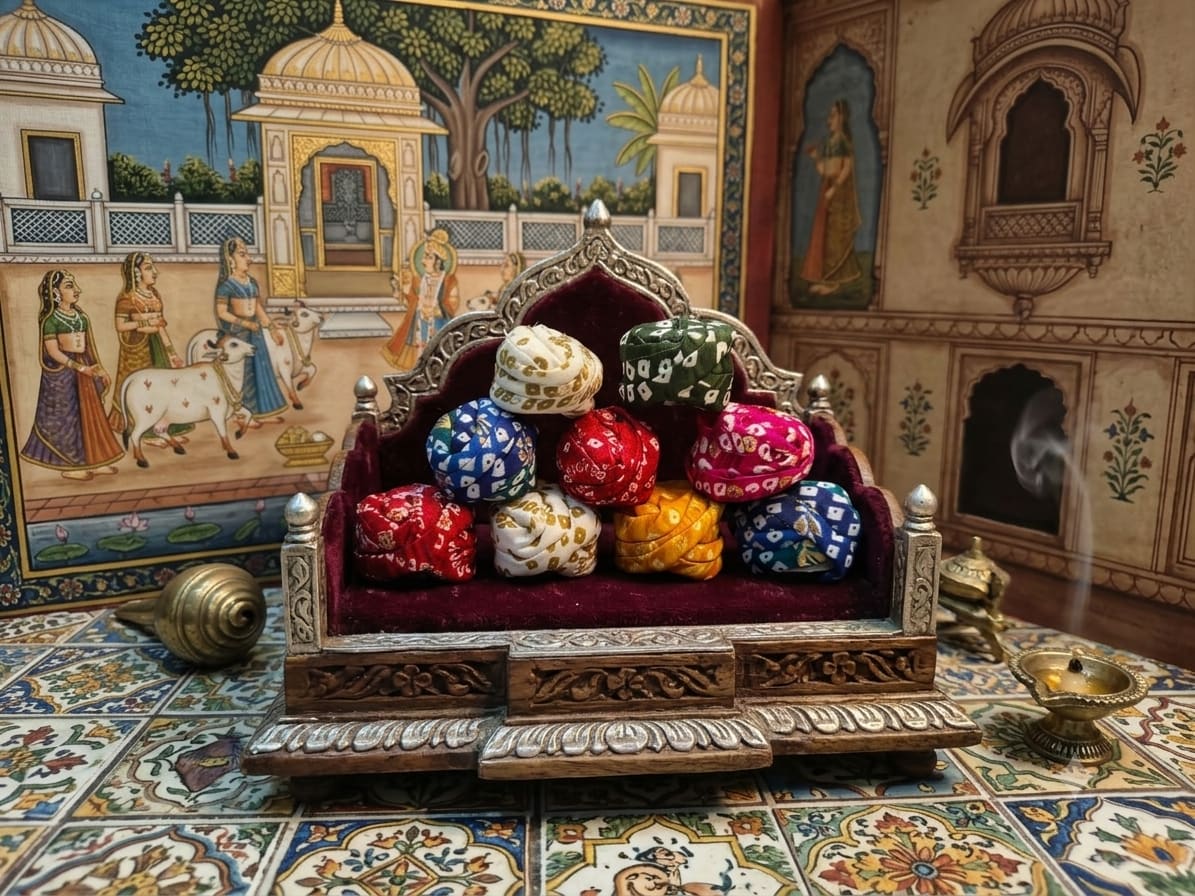 Rajasthani Safa for ladoo Gopal 