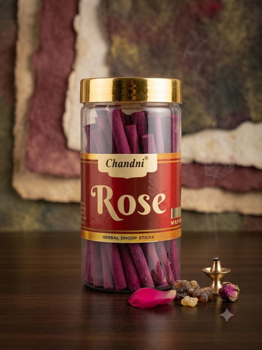 Rose Bambooless Dhoop Sticks