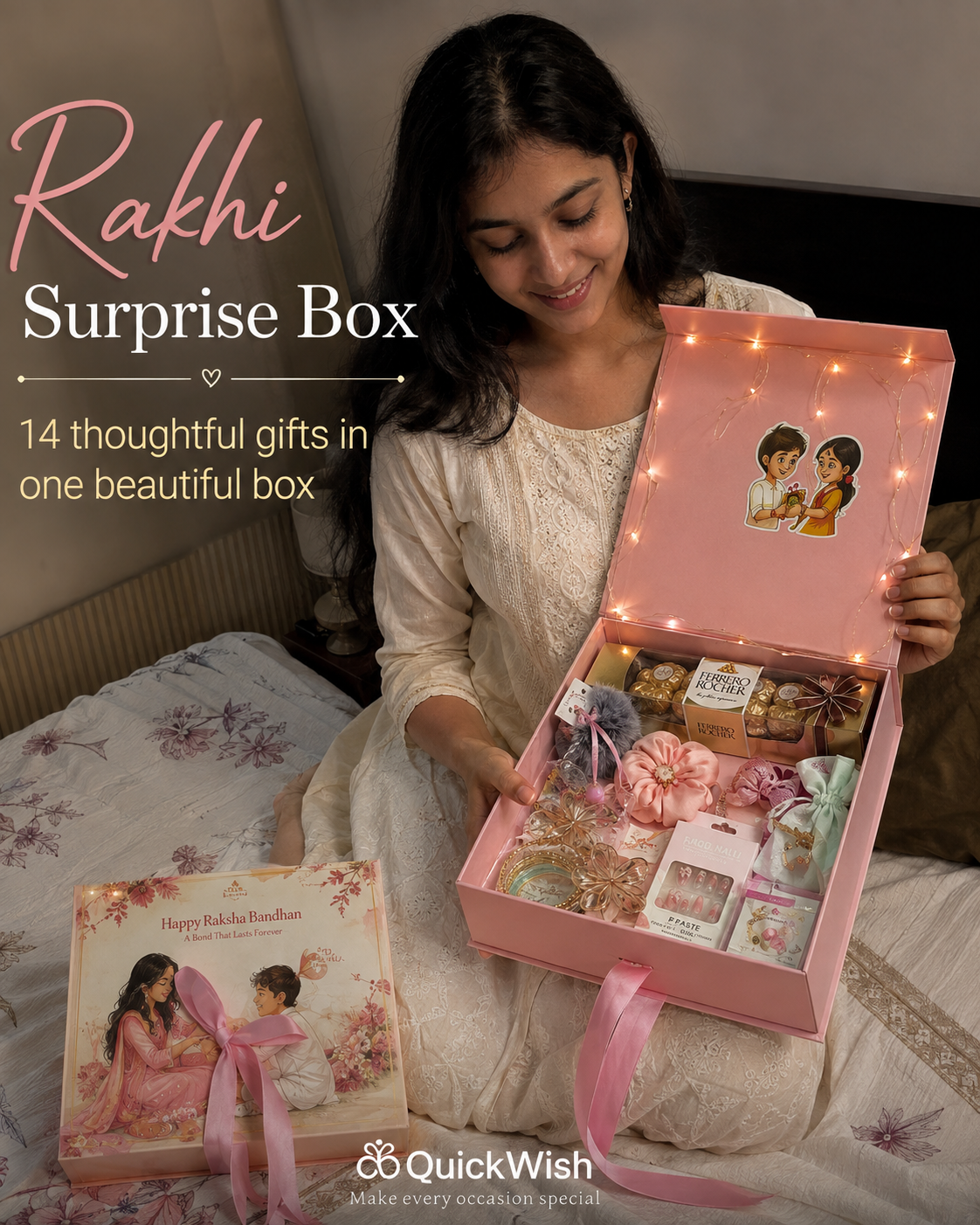 Premium Rakhi Gift Hamper for Sister