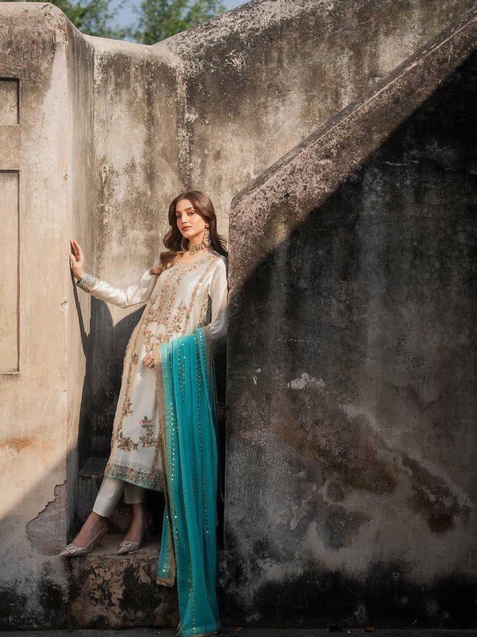 Premium Designer Readymade Top Plazzo Collection - Second View