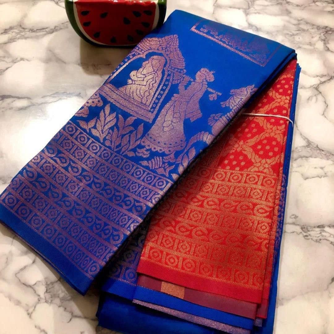 Silk Saree - Elegant Jacquard Masterpiece - View 5