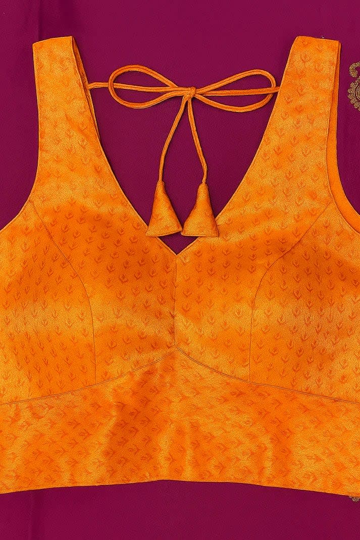 Combo: 2 Digital Printed Crepe Silk Sarees - View 8