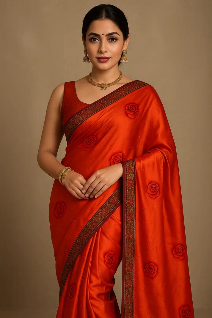 Combo: 2 Digital Printed Crepe Silk Sarees - View 10