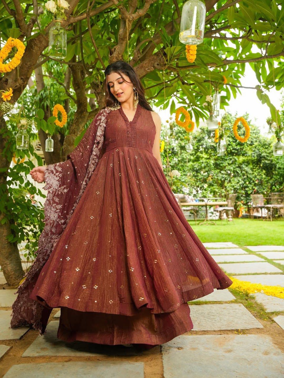 Exclusive 3-Piece Kurti, Flared Sharara & Dupatta - View 5