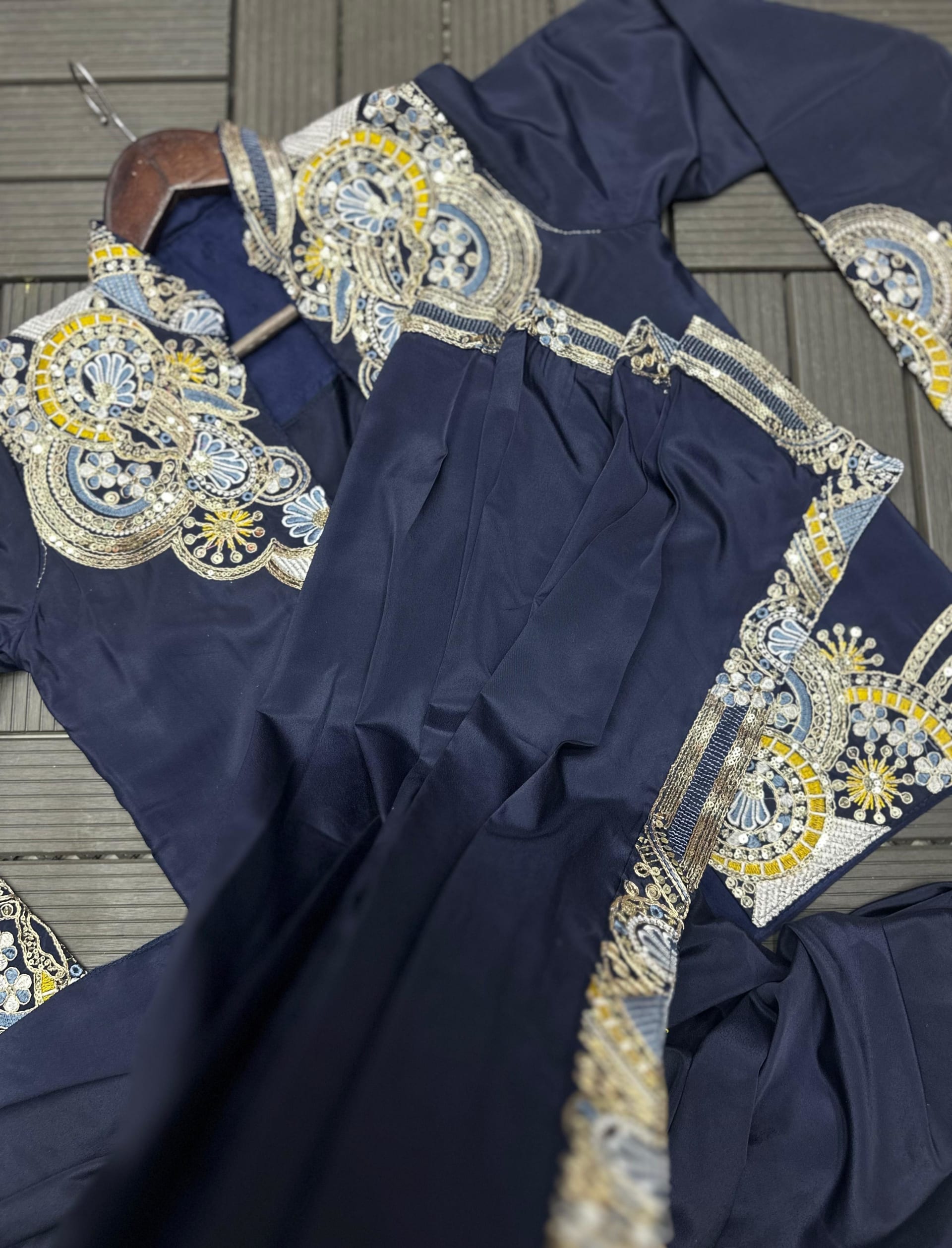 New Super Trending Ready-to-Wear Saree with Embroidered Koti - View 8