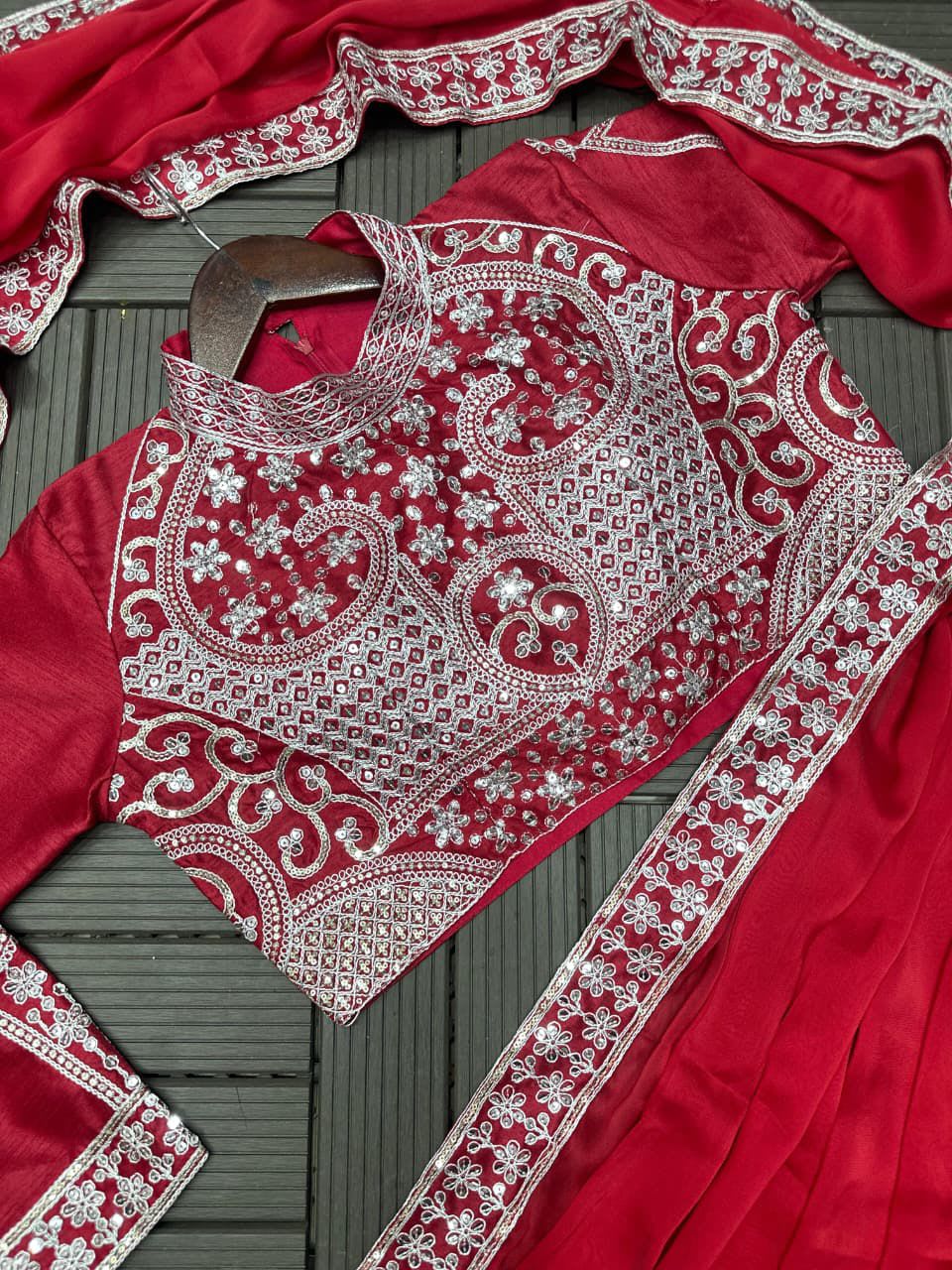 New Super Trending Ready-to-Wear Saree with Embroidered Blouse - View 4