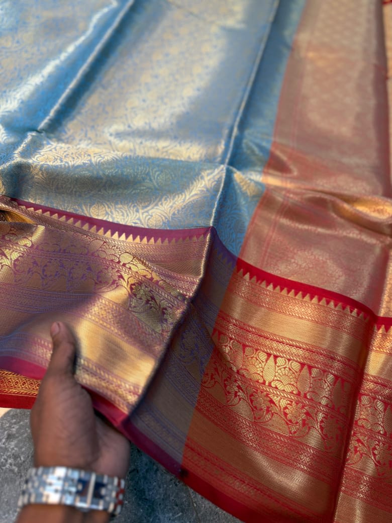 Banarasi Zari Tanchui Silk Saree - View 4