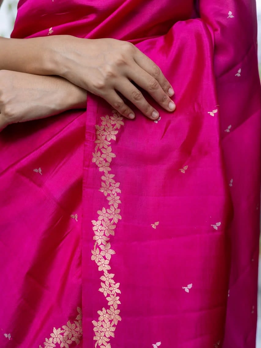 New Premium Collection – Banarasi Rao Mango Soft Silk Saree - View 3