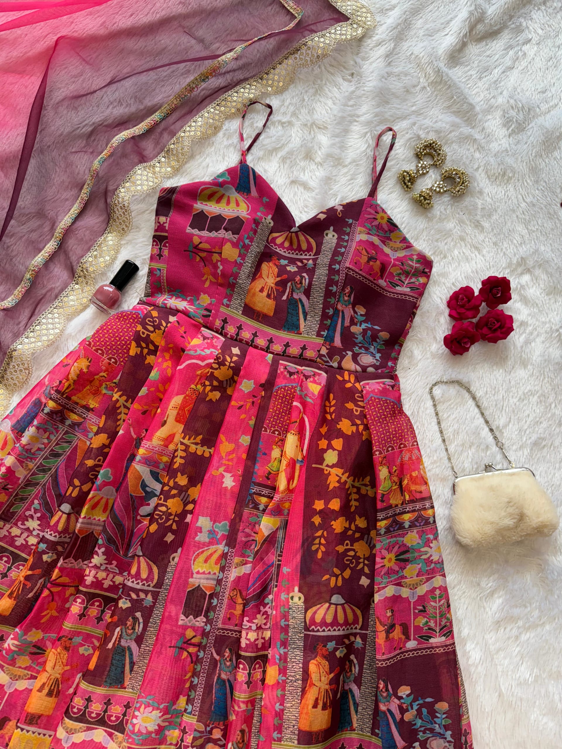 ANARKALI GOWN LAUNCH - Red - View 3