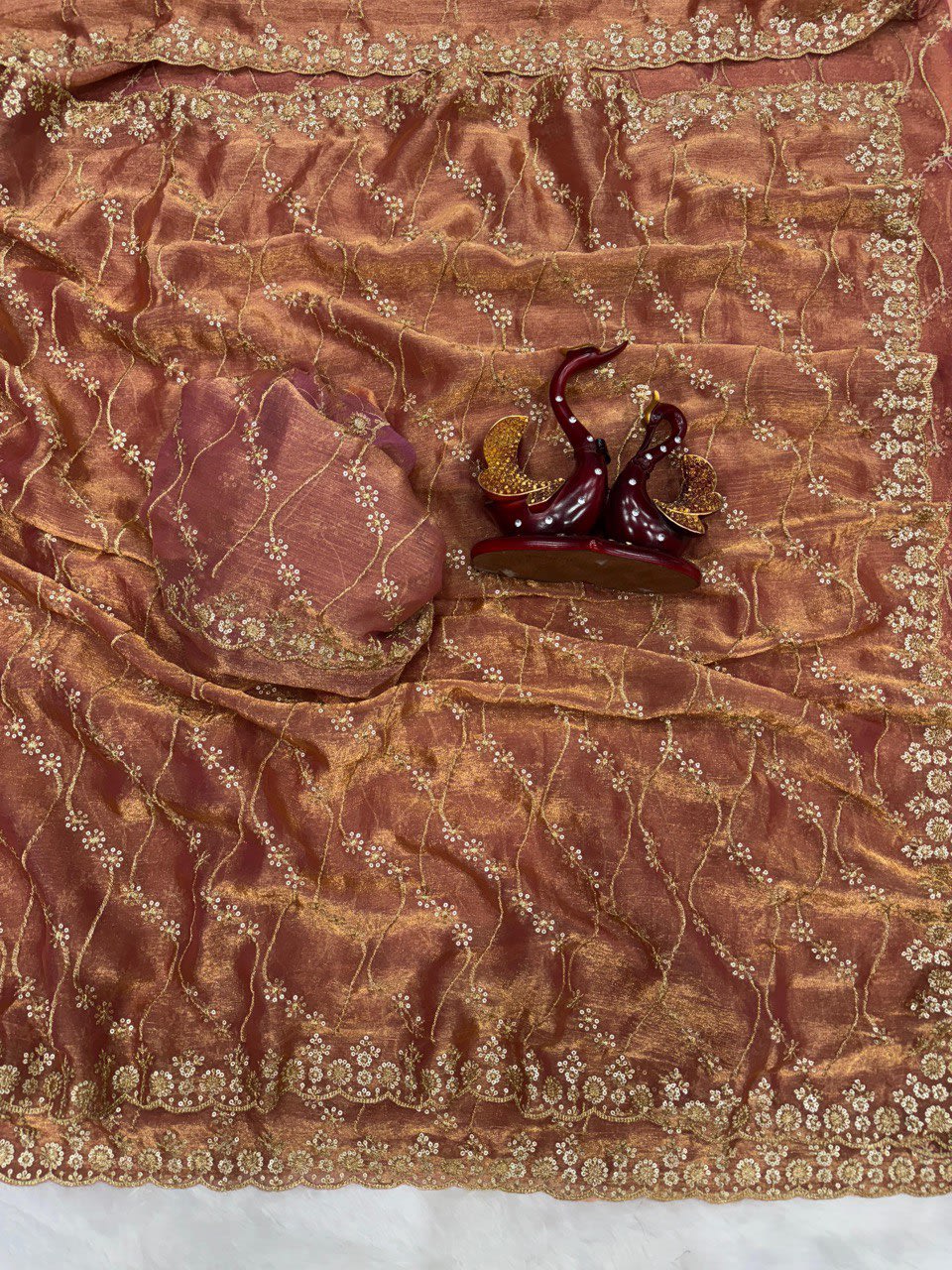 A Beautiful Super Trending Sequins Saree Collection