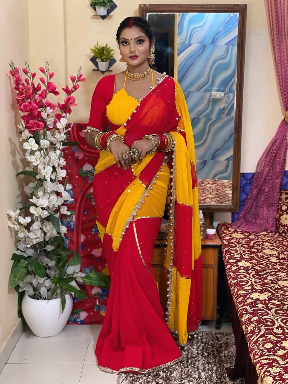 A Most Demanded & Trending Handmade Designer Saree - View 6