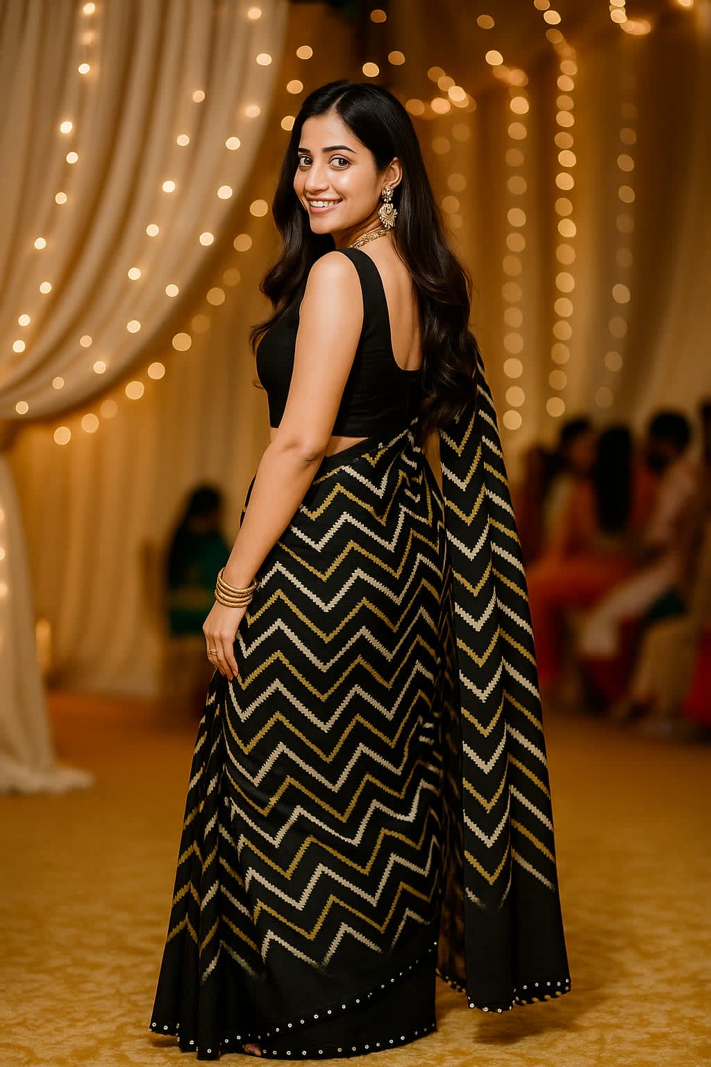 Designer Lightweight Saree for all Occasion - View 3