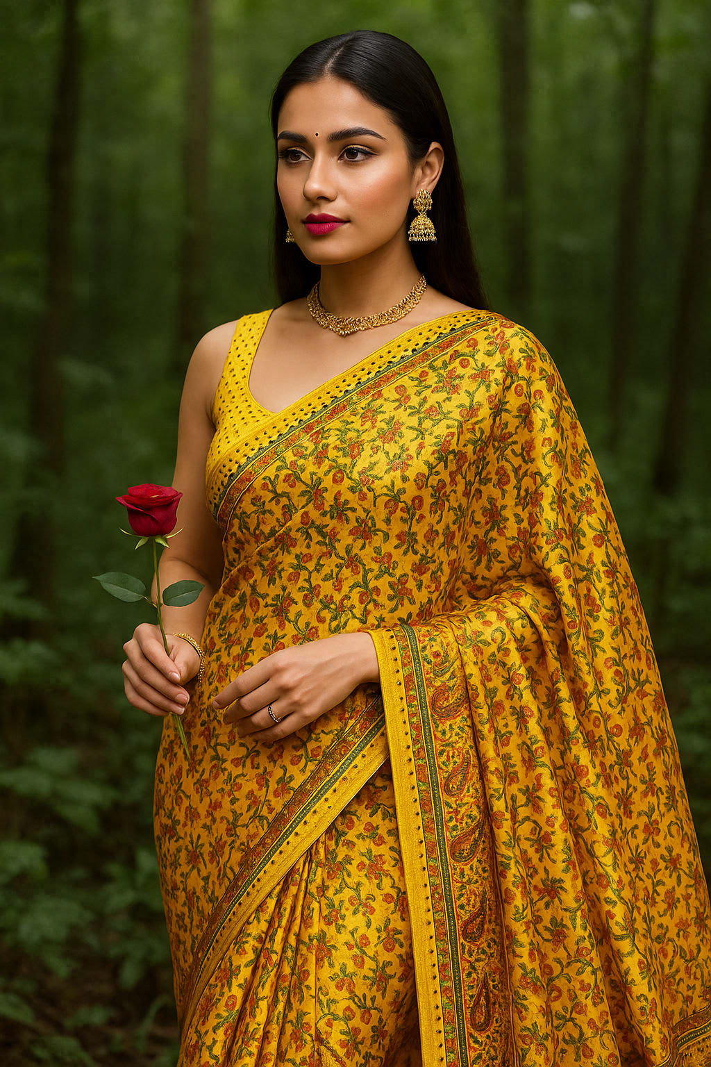 Lightweight Saree for Daily wear and Party Functions. - View 5