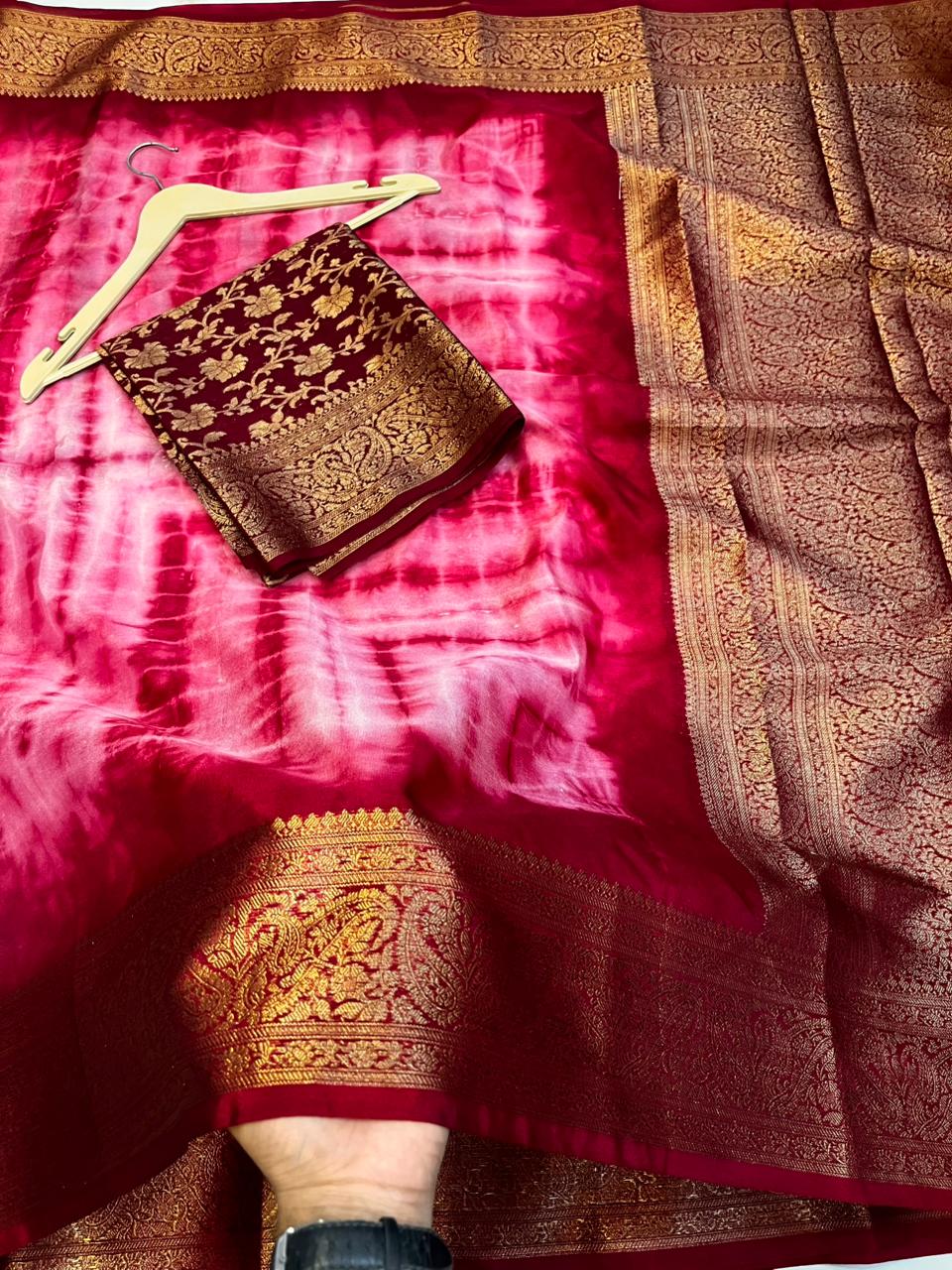 Banarasi Warm Soft Silk Saree – From the City of Banaras