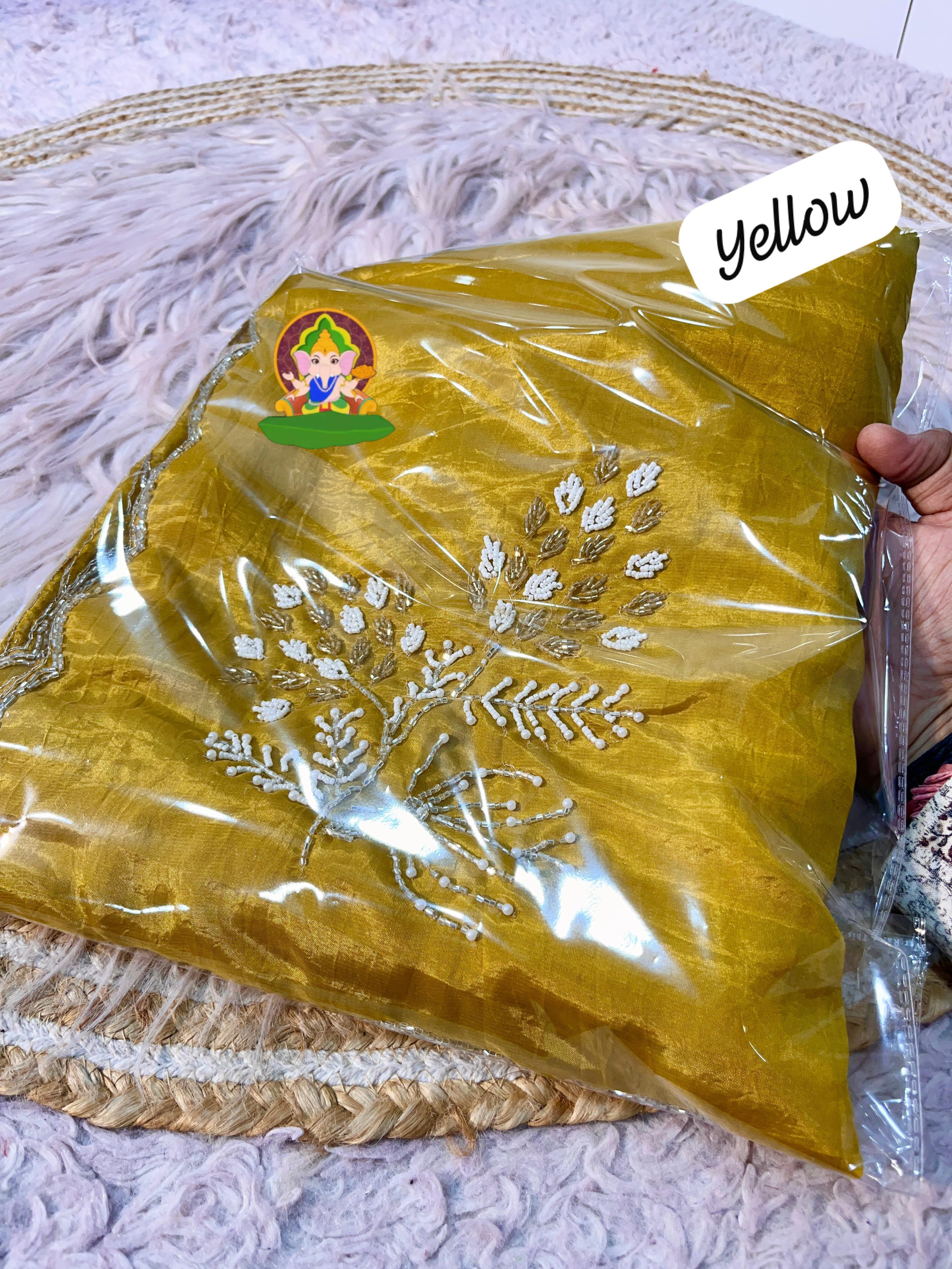 Superhit Collection – HO Silk Saree with Heavy Handwork - View 2