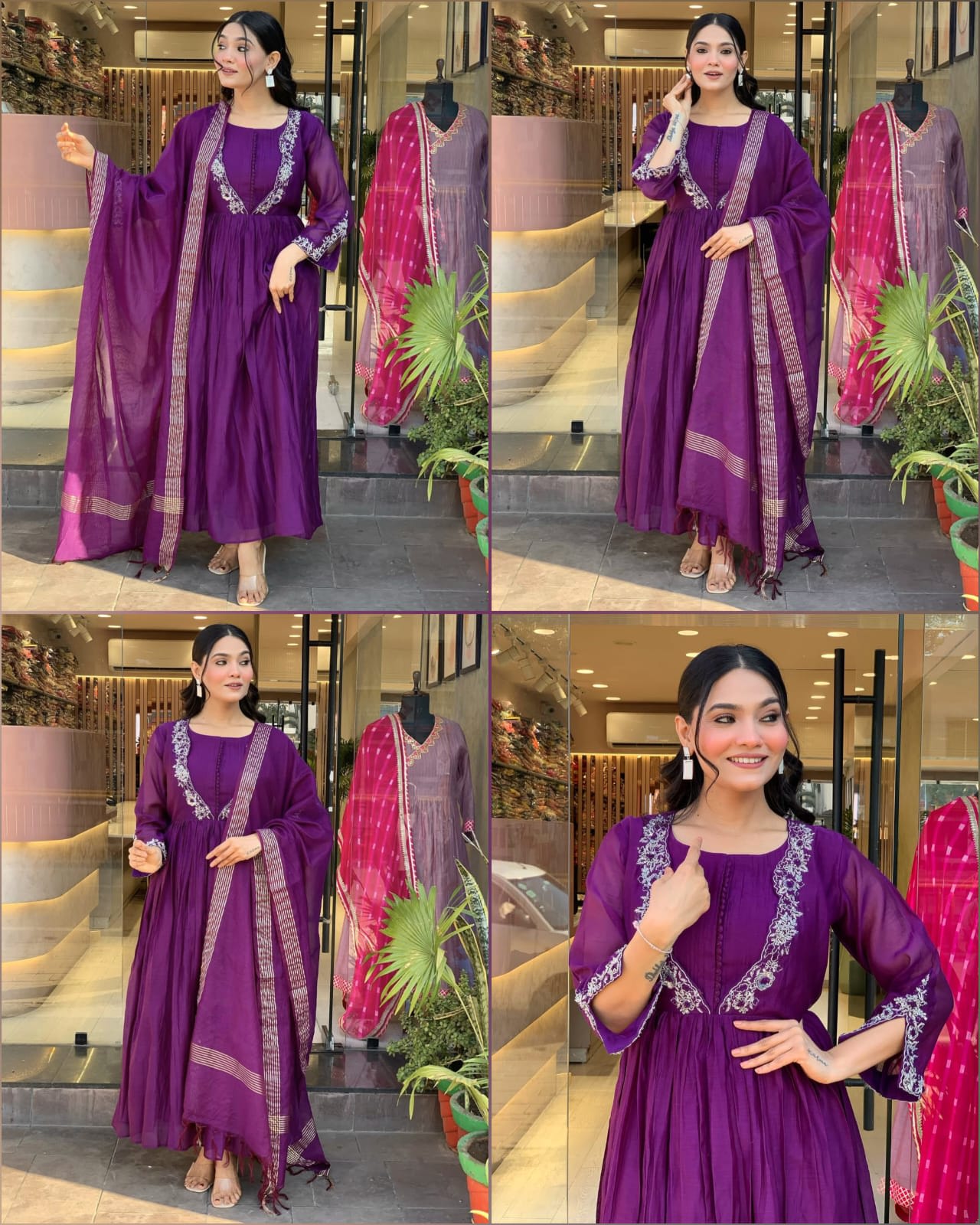 Designer Kurti Set with Dupatta - View 5