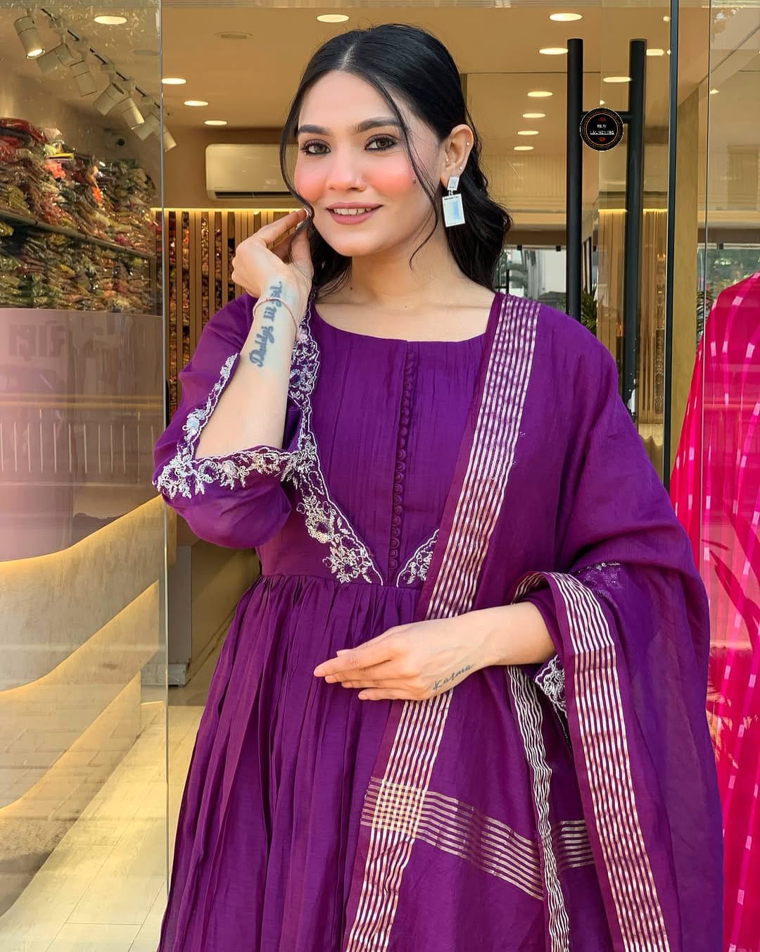 Designer Kurti Set with Dupatta