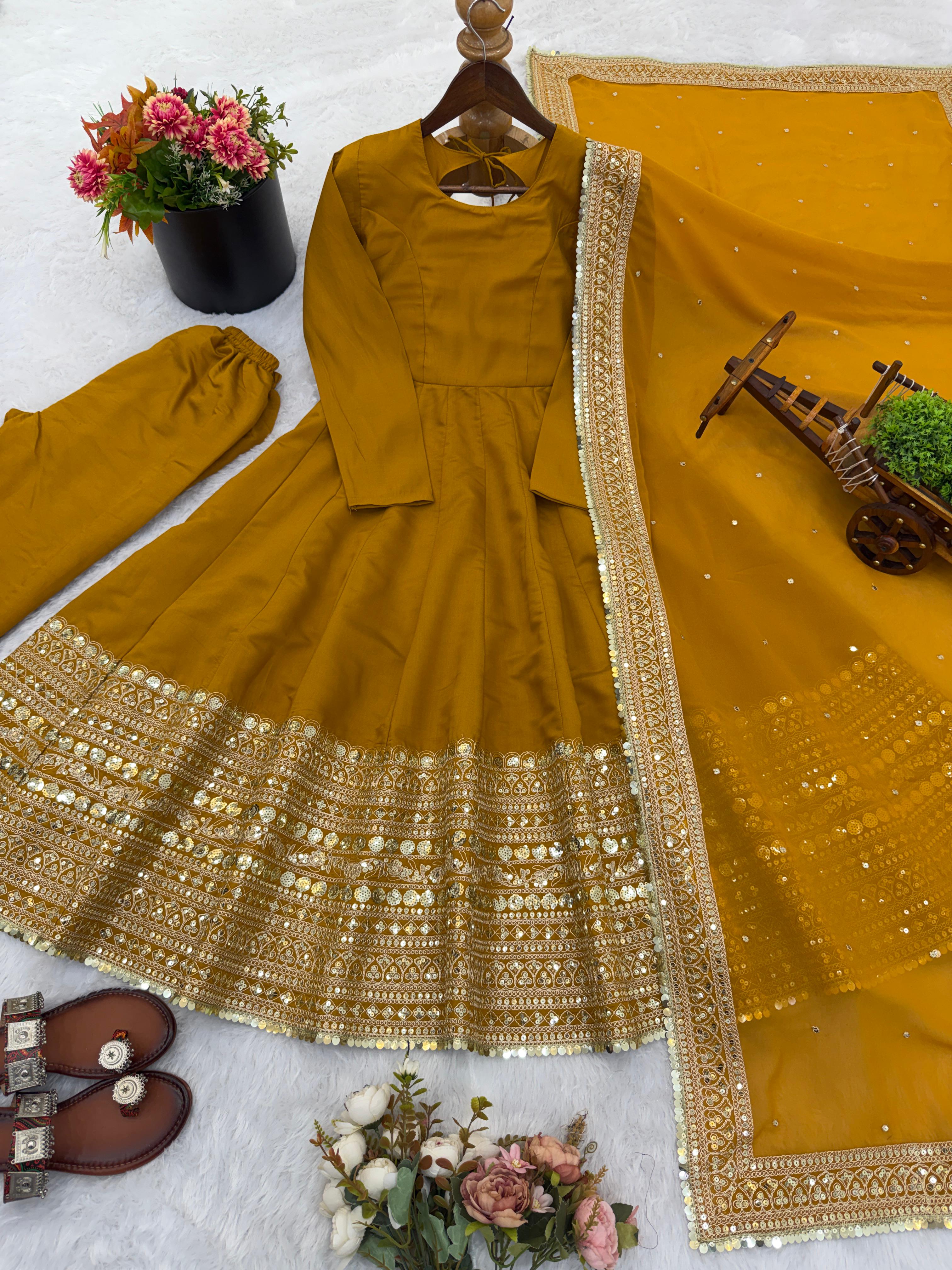 DN-3152 – Premium Designer Anarkali Gown Set - View 6