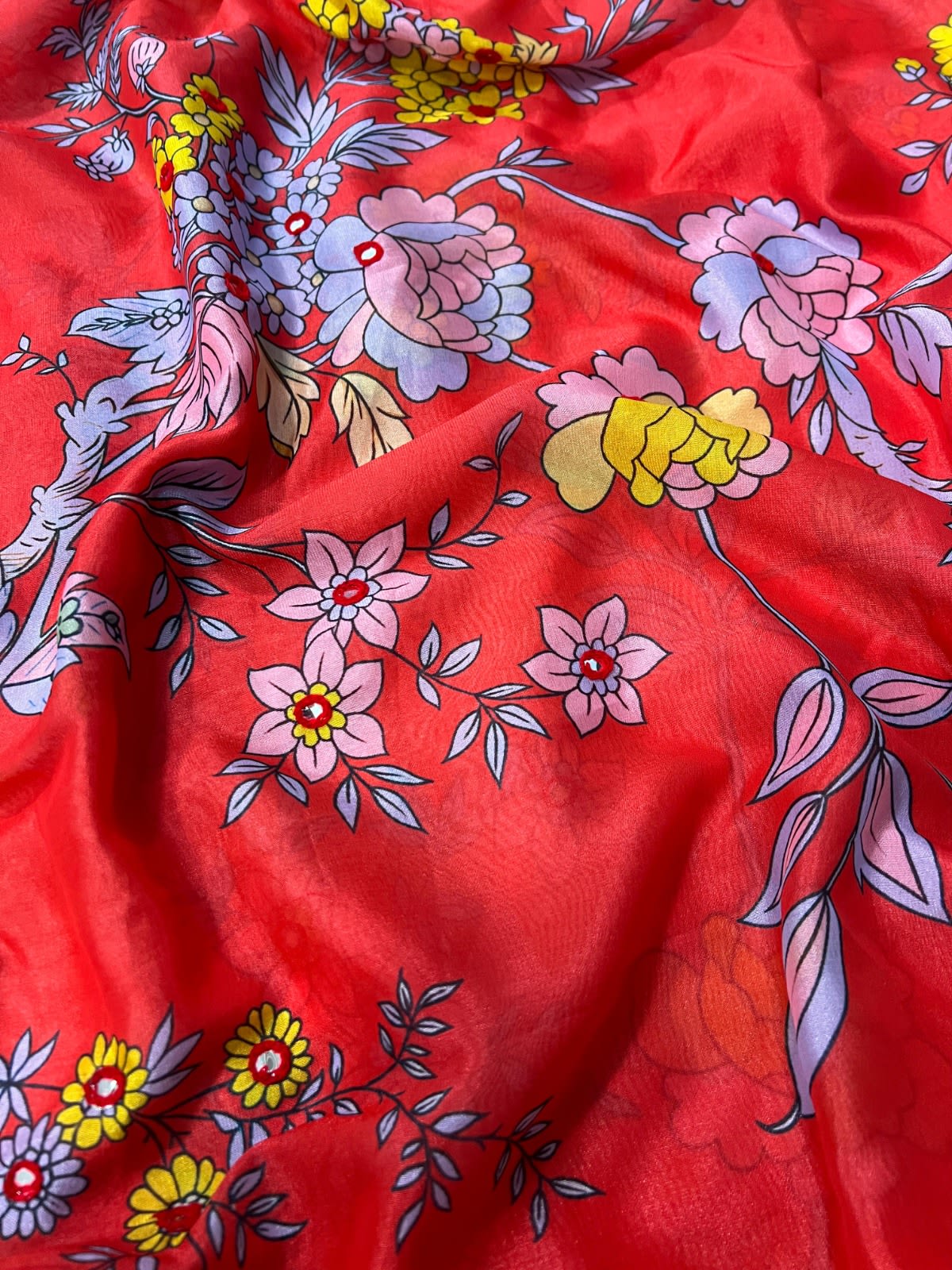 DS No. 415 – Designer Vichitra Silk Saree - View 5