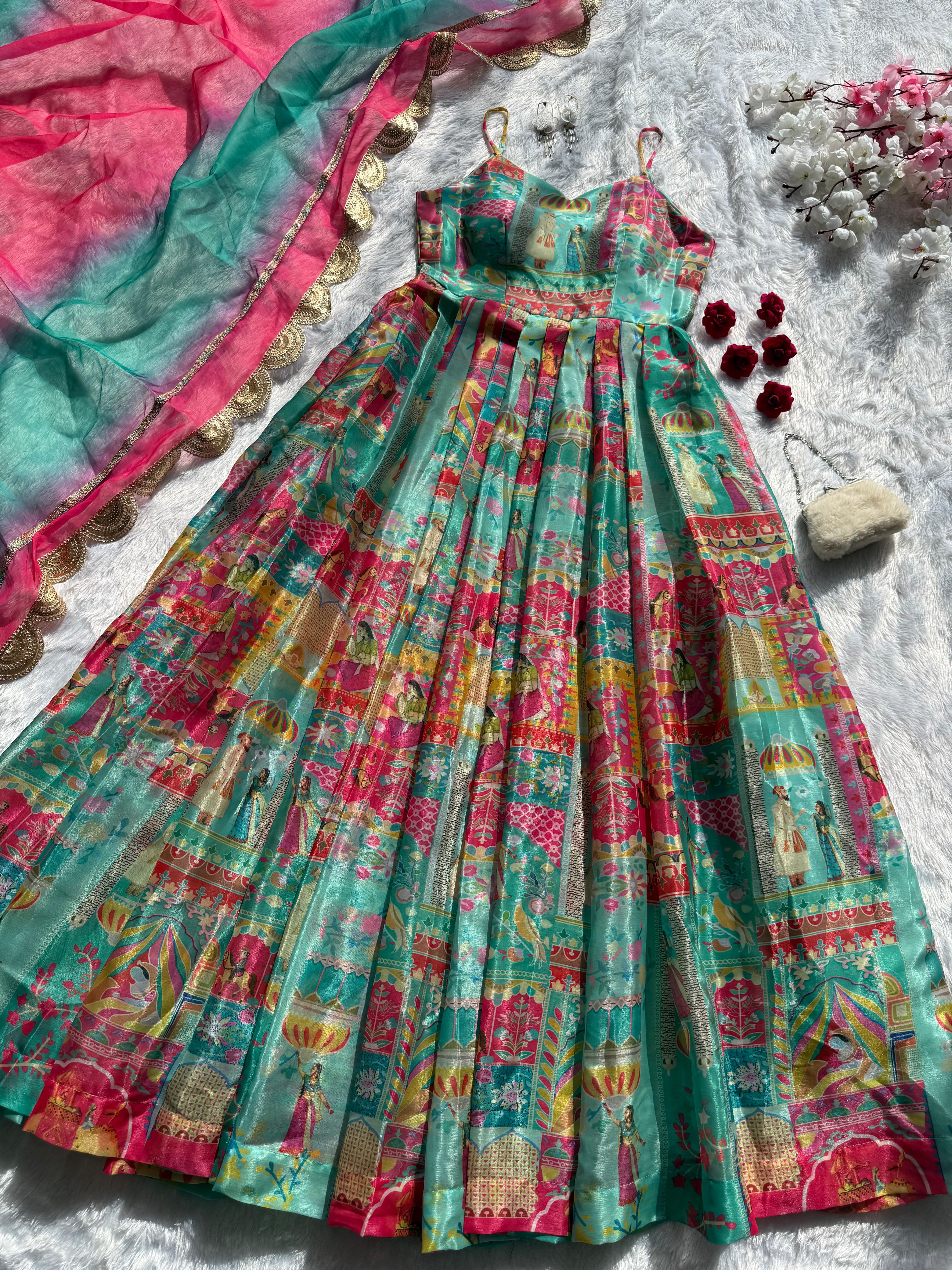 ANARKALI GOWN LAUNCH with Dupatta - View 2