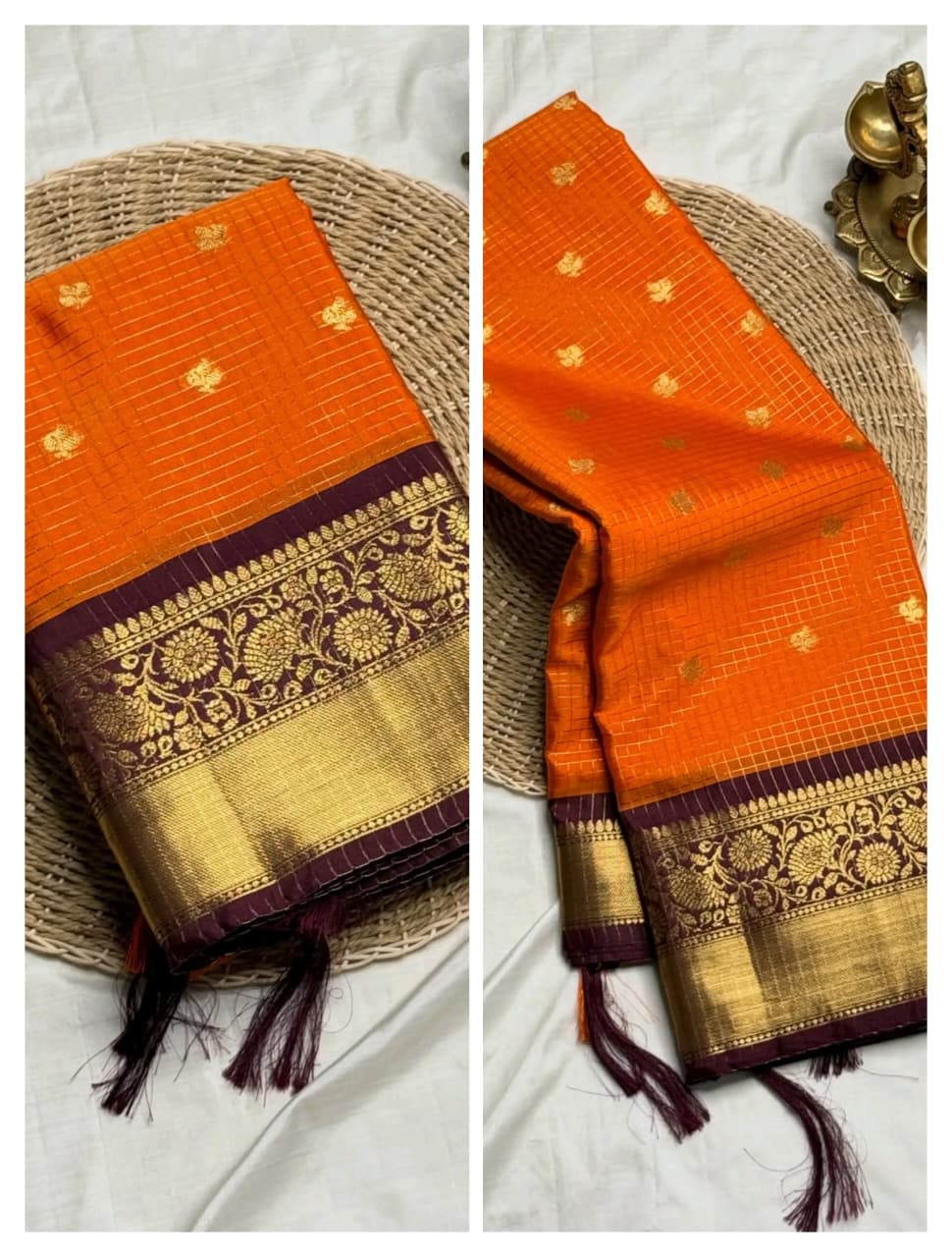 Banarasi Semi Katan Soft Saree - View 3