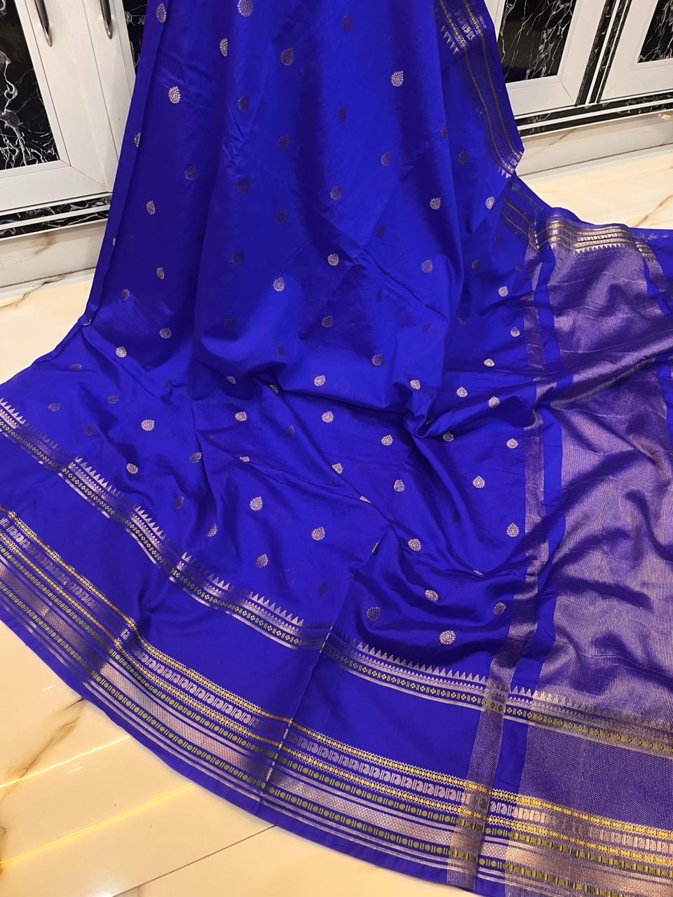 NEW LAUNCH – Banarasi Dyeable Warm Silk Saree - Premium Banarasi Warm Silk Saree Online India - Buy at ₹1499 - Image 1